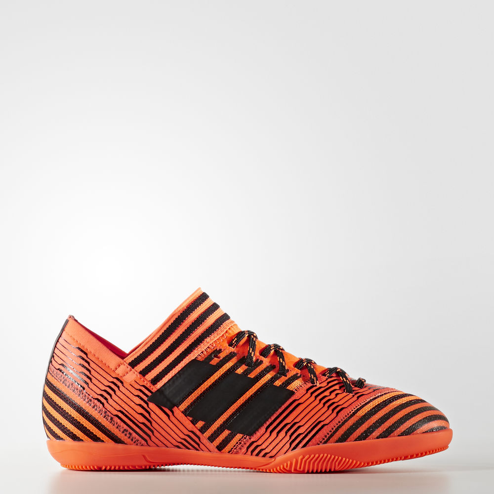 Adidas Nemeziz Tango 17.3 Indoor - ποδοσφαιρικα παπουτσια για αγορια - Πορτοκαλι/Μαυρα/Κοκκινα,Μέγεθ